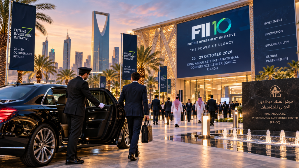 FII 2026 Riyadh chauffeur service and executive transportation